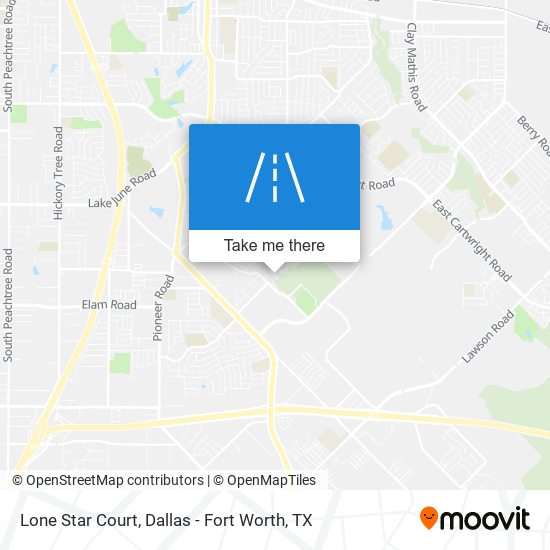 Lone Star Court map