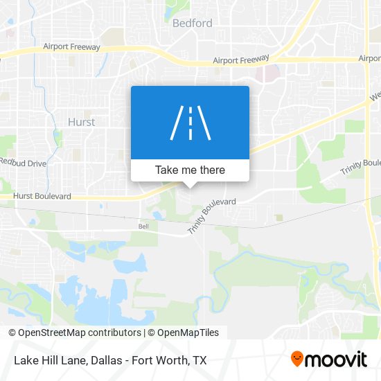 Lake Hill Lane map
