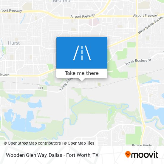 Wooden Glen Way map