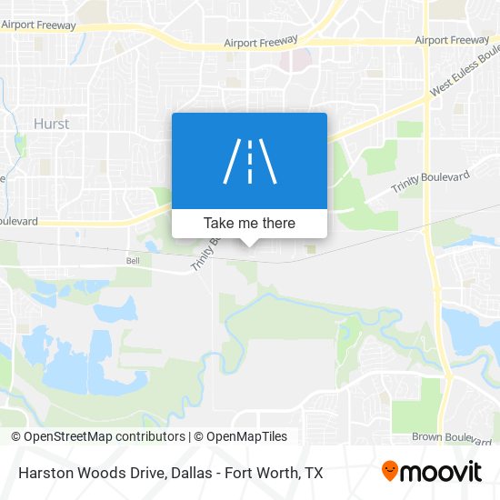 Harston Woods Drive map