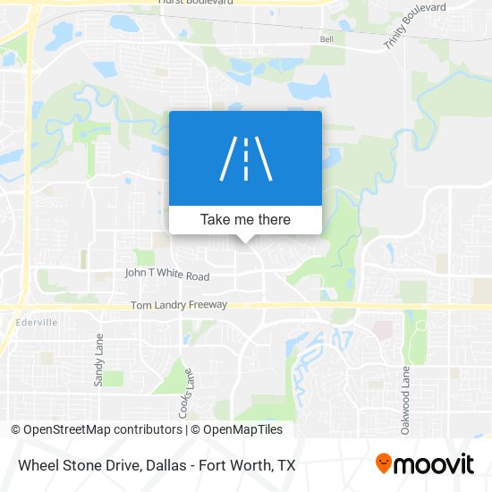 Mapa de Wheel Stone Drive