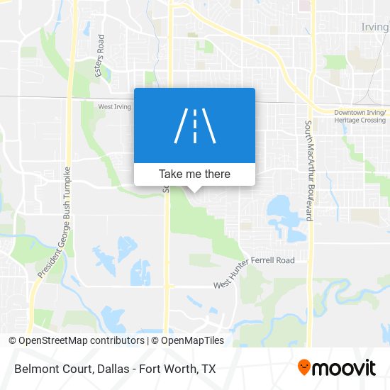 Belmont Court map