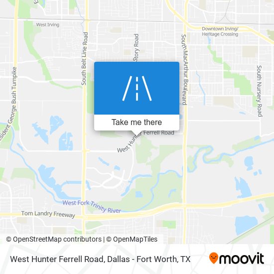 Mapa de West Hunter Ferrell Road