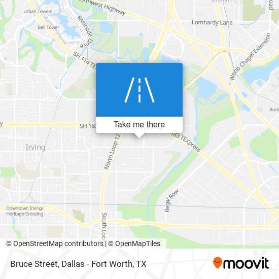 Bruce Street map