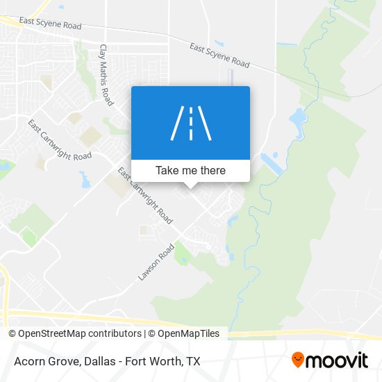 Acorn Grove map