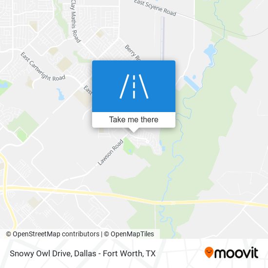 Snowy Owl Drive map