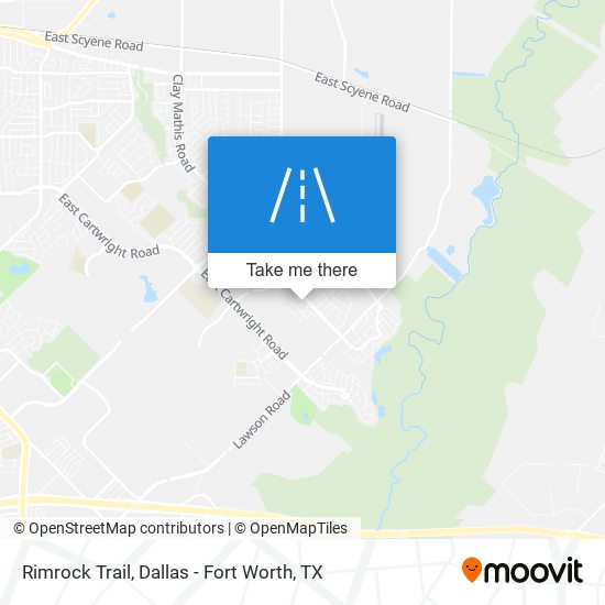Rimrock Trail map