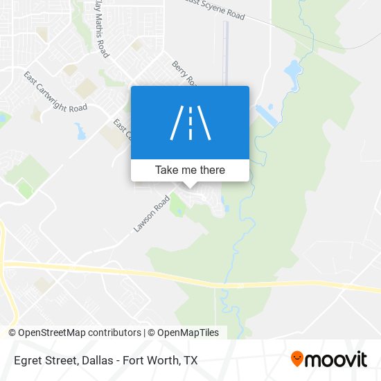 Mapa de Egret Street
