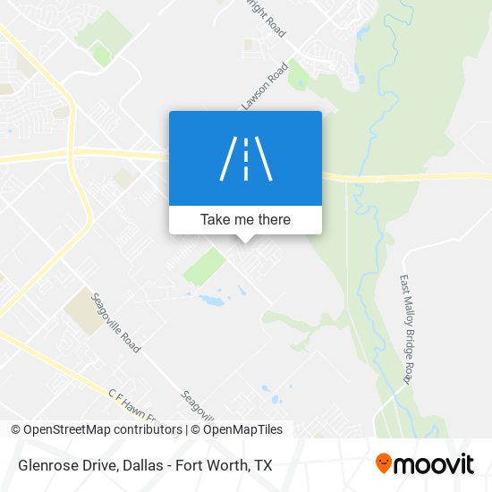Mapa de Glenrose Drive