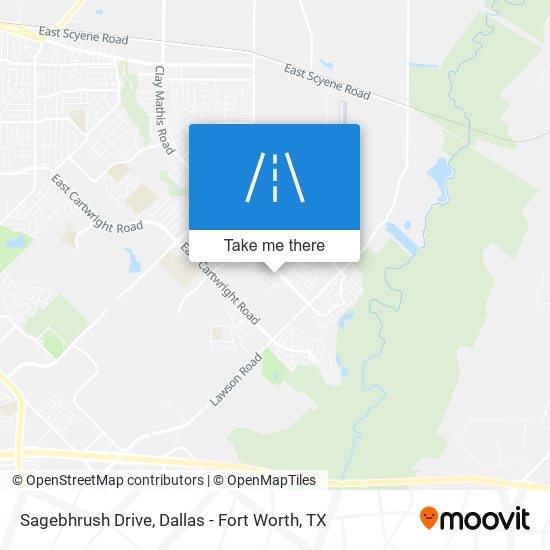 Mapa de Sagebhrush Drive