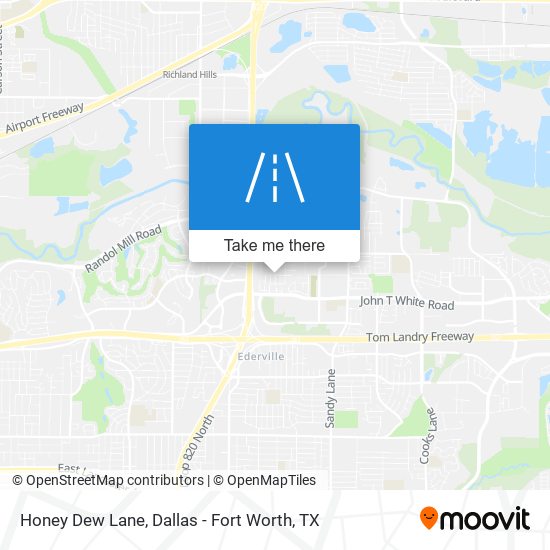 Honey Dew Lane map