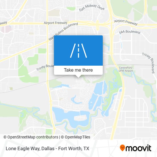 Lone Eagle Way map