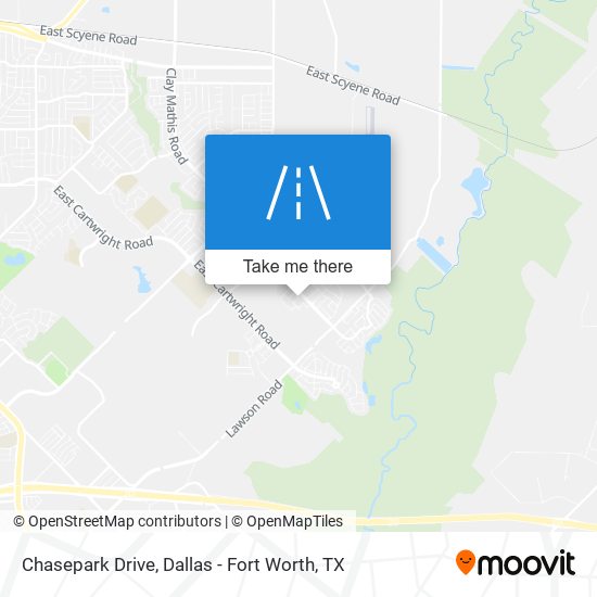 Chasepark Drive map