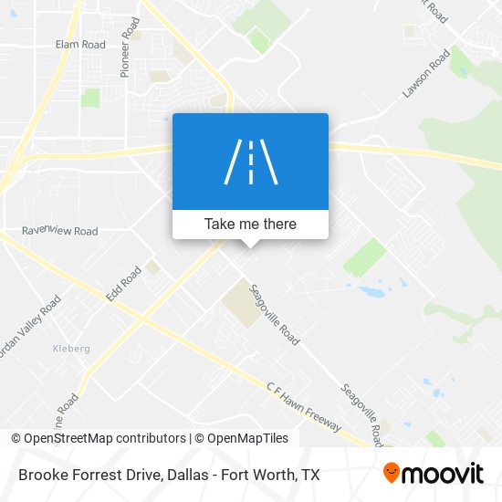Brooke Forrest Drive map