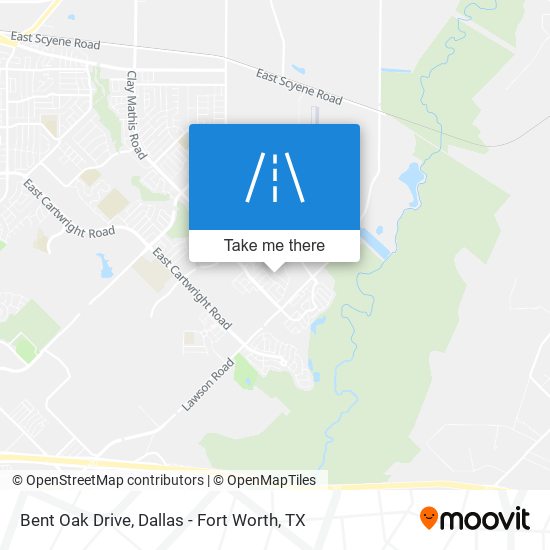 Mapa de Bent Oak Drive