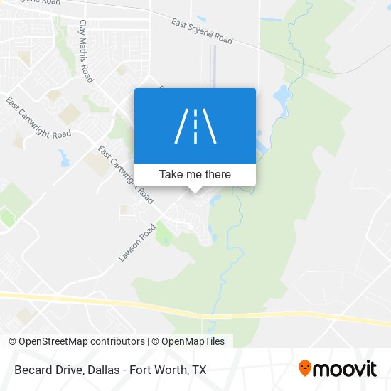 Becard Drive map