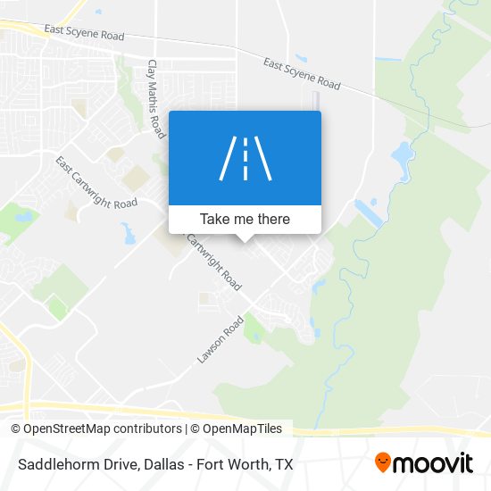 Saddlehorm Drive map