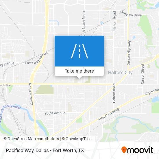 Pacifico Way map