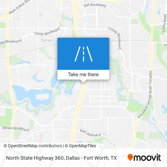 Mapa de North State Highway 360
