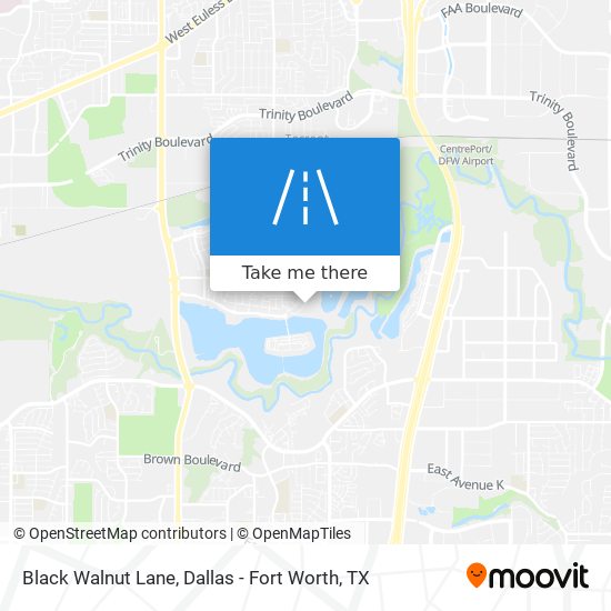 Black Walnut Lane map