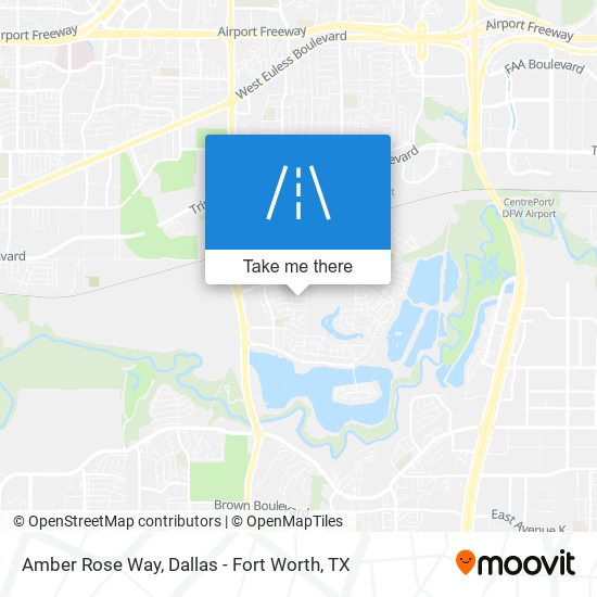 Amber Rose Way map
