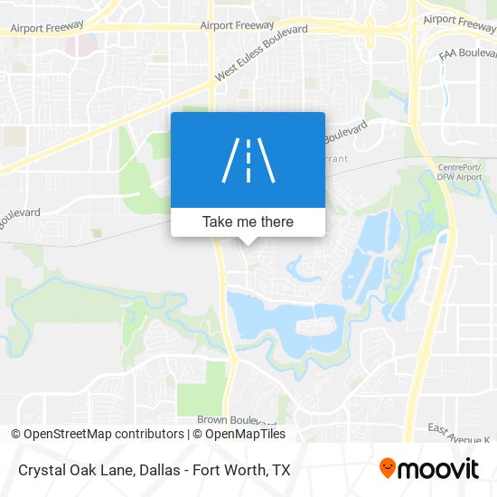 Crystal Oak Lane map