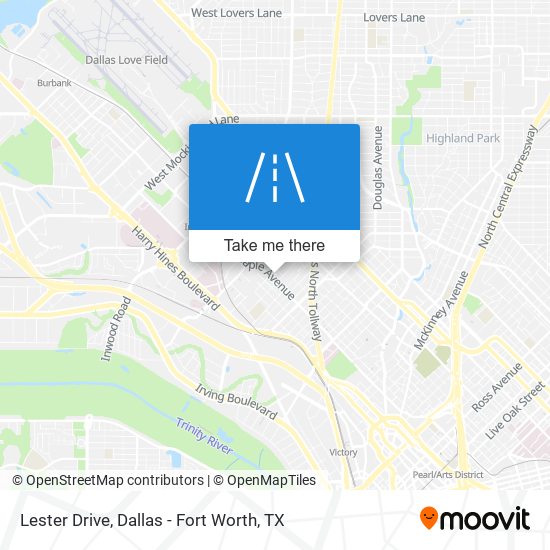 Lester Drive map