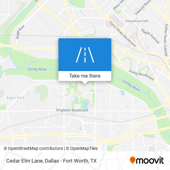 Mapa de Cedar Elm Lane