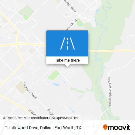 Thistlewood Drive map