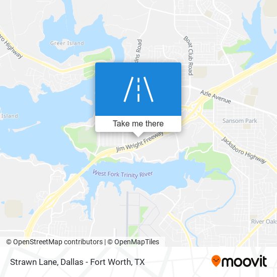 Strawn Lane map