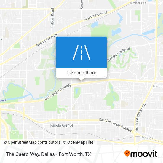 The Caero Way map