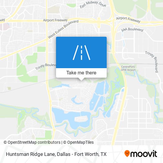 Huntsman Ridge Lane map