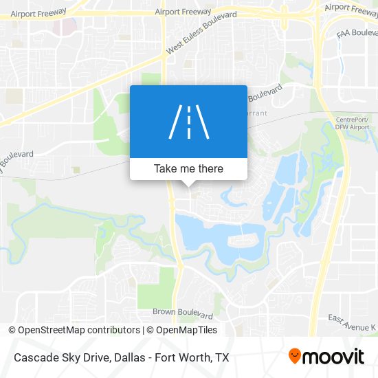 Cascade Sky Drive map