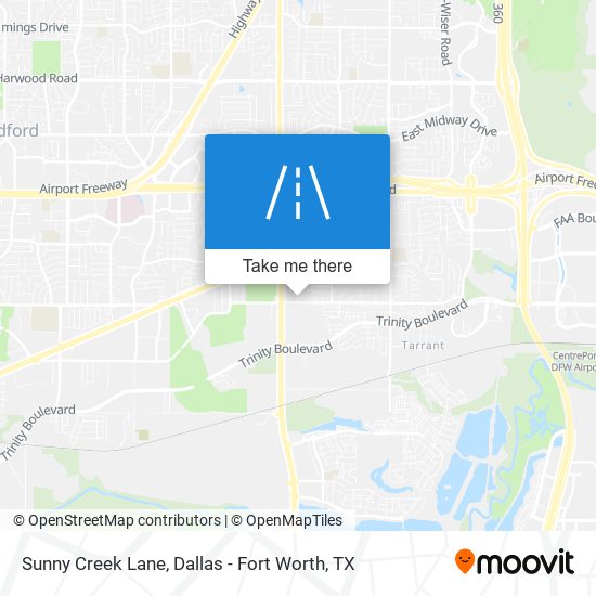 Sunny Creek Lane map