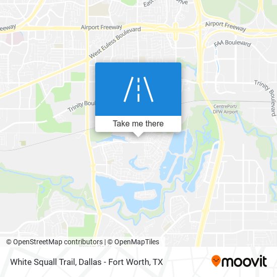 White Squall Trail map
