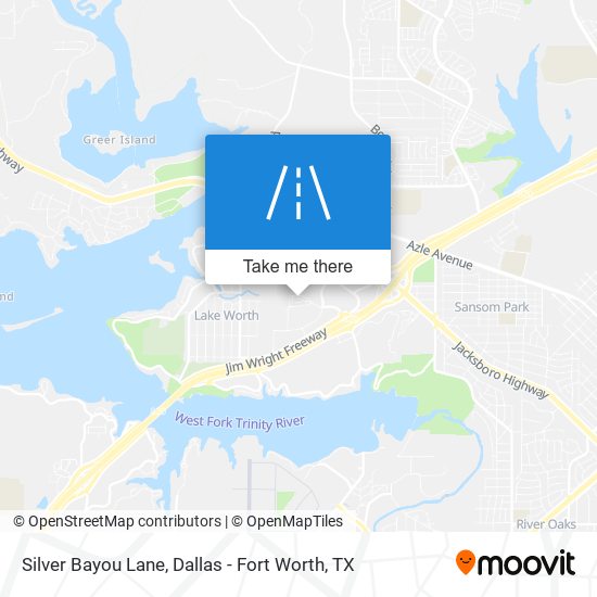 Silver Bayou Lane map