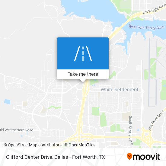 Clifford Center Drive map