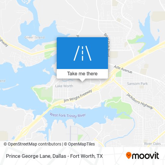 Prince George Lane map