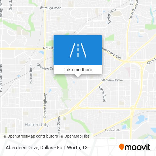 Aberdeen Drive map