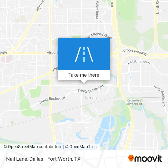 Nail Lane map