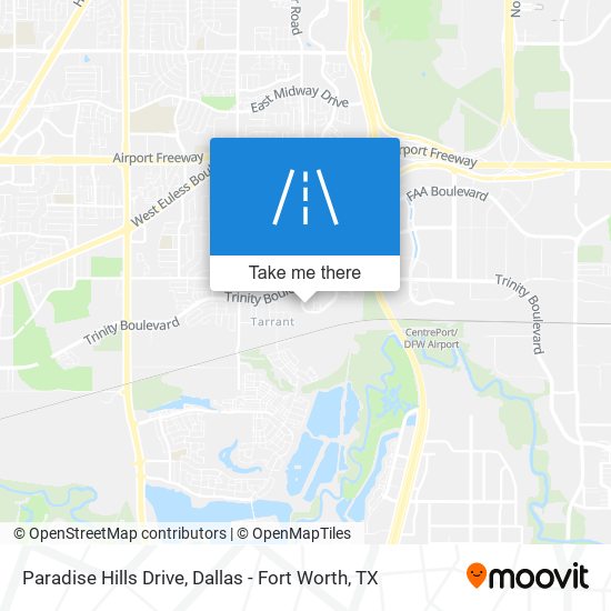 Paradise Hills Drive map