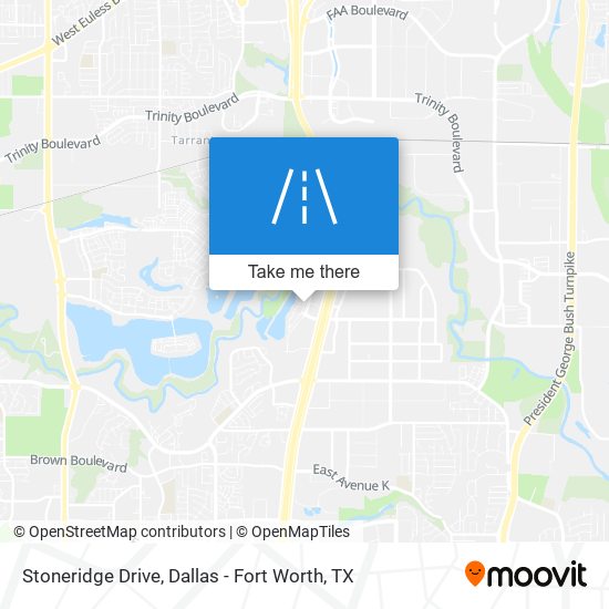 Stoneridge Drive map