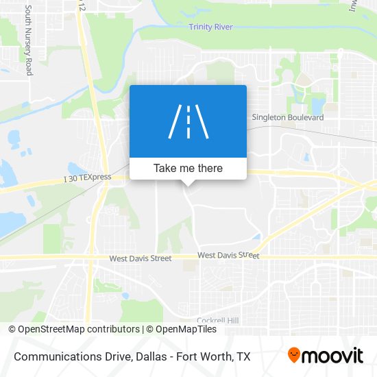 Communications Drive map