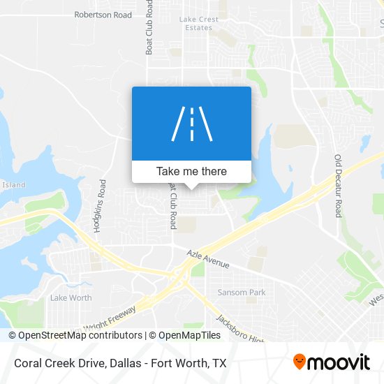 Coral Creek Drive map