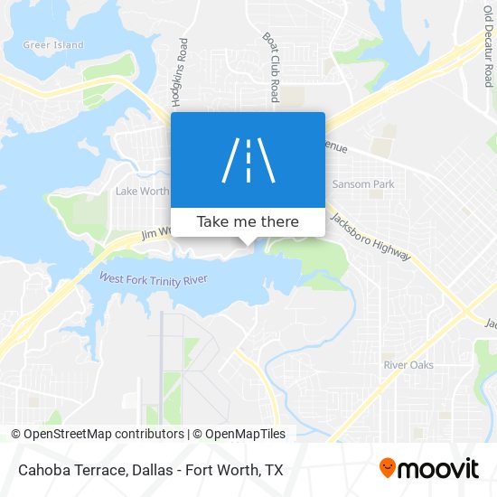 Cahoba Terrace map