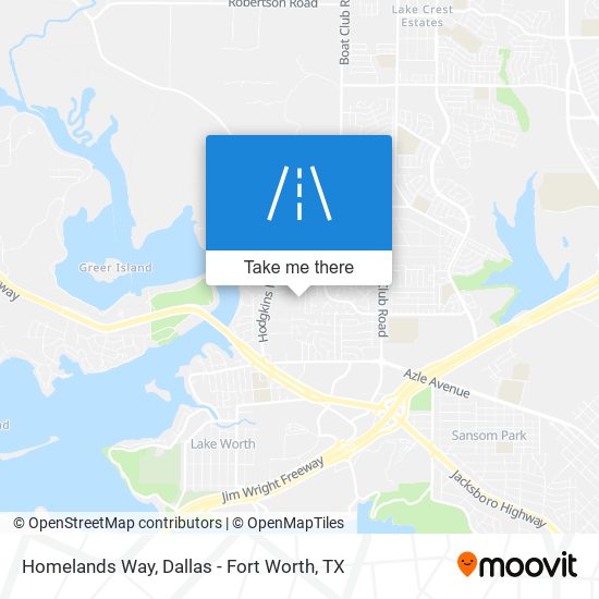 Homelands Way map