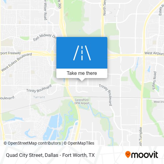 Mapa de Quad City Street