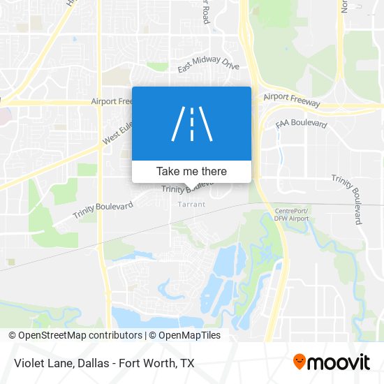 Violet Lane map