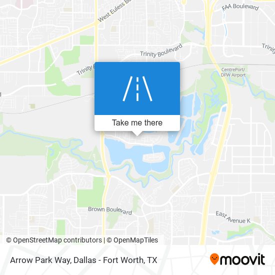 Arrow Park Way map