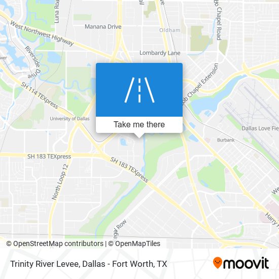 Trinity River Levee map